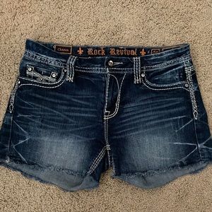 Rock Revival Charon Midrise Shorts Size 29